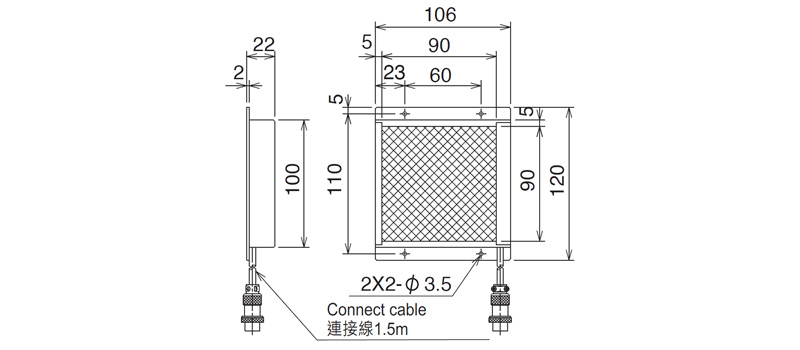 HDB90×90R